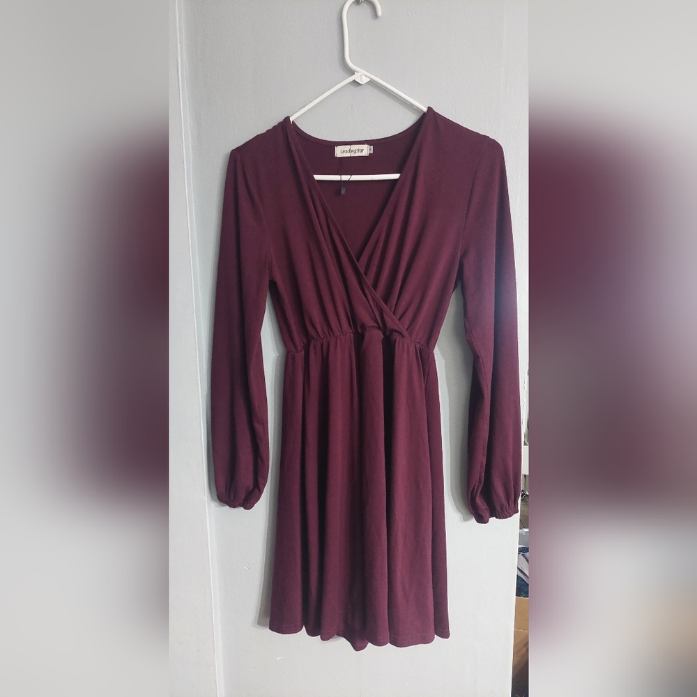 New Burgundy dress size‎ small